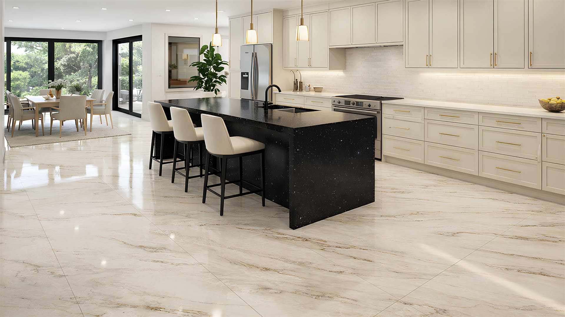 Floor and wall tiles application